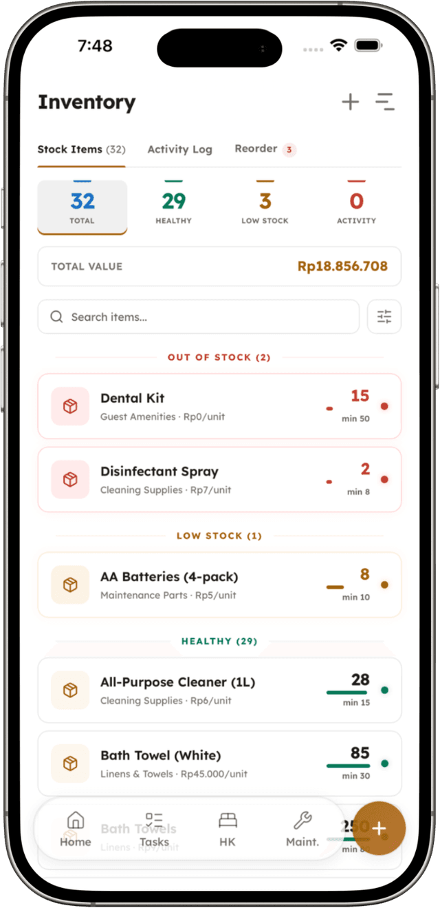 Inventory & Procurement module